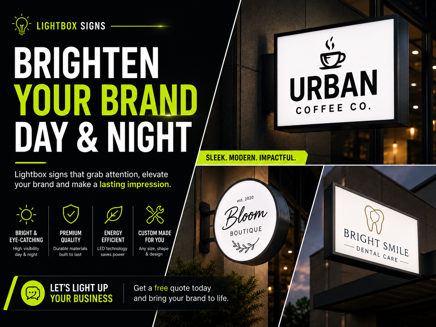 Lightbox Signage 